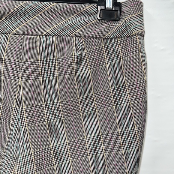 Roz &Ali Pants Women’s Sz 4 Multicolor Polyester Blend Elastic Waist - Picture 10 of 13